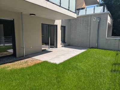 Neubauwohnung mit Garten und Einbauküche nahe der Innenstadt!
