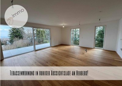 Terassenwohnung in ruhiger Aussichtslage am Heuberg!