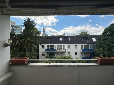 Westend: renovierte 3 Zimmer mit Balkon  - 24 Monate befristet optional möbiliert