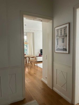 Stilvoll möblierte 3-Zimmer-Wohnung in Stuttgart-West- Altbau-gehobene Ausstattung– nur auf Zeit