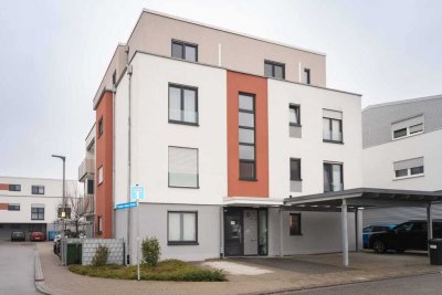Moderne & barrierefreie 2-Zi.-Erdgeschosswohnung mit Terrasse & 3 Außenstellplätzen in Östringen!
