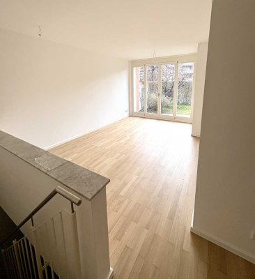 Gartenwohnung in Haidhausen - Terrasse, hell & ruhig, mit Atelier, Erstbezug nach Renovierung