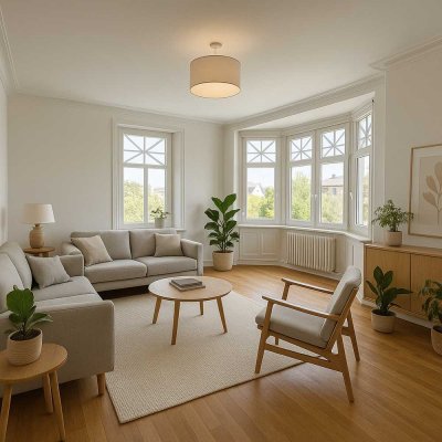 Jugendstile Belle Étage mit Balkon - in gefragter Wohnlage