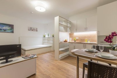 noba Apartments | Pauschalmiete inkl. Strom, Heizung &amp; WLAN | Hochwertig möblierte Neubauwohnungen | Barrierefrei