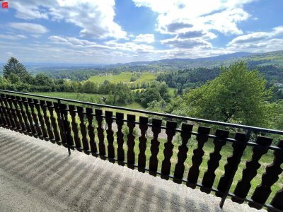 10 Minuten nach Lannach: Weitblick zum dahinschmelzen