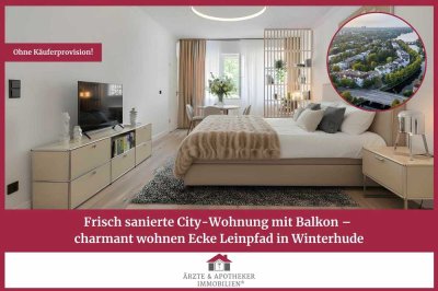 Frisch sanierte City-Wohnung mit Balkon – charmant wohnen Ecke Leinpfad in Winterhude