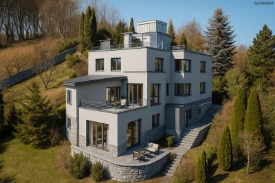 Wohnen im Grünen – Sonnige Gartenwohnung mit Privatsphäre in exklusiver Villa am Adneter Riedl