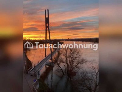 Tauschwohnung: Wunderschöner Elbblick, helle Maisonettewohnung