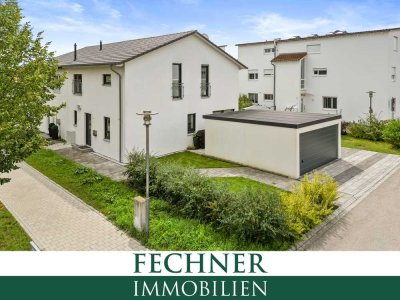 Doppelhaushälfte mit großer Garage und Stellplatz in Wettstetten (Fertigbauweise, ohne Keller)