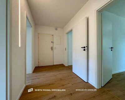 Kernsanierte Drei-Zimmer-Wohnung mit Balkon und Einzelgarage am Hochfeld/ Steinberg