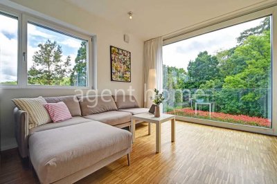 MÖBLIERT - MODERN STYLE - Helle Wohnung am Waldrand