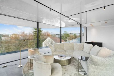 Privilegien des Wohnens: Luxus-Penthouse mit privatem Aufzug und Dachterrasse