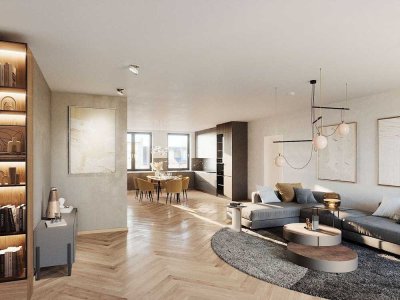 Rohbaufertigstellung erfolgt! "Rehm-Hof" Leben zwischen Stadtpark & Alster