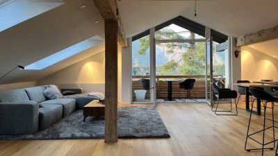 Traumhafte 3,5-Zimmer-Dachgeschosswohnung mit Bergblick – modern & gemütlich