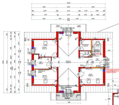 Wunderbare 3,5-Zimmer-Wohnung im Obergeschoss eines Mehrfamilienwohnhauses.