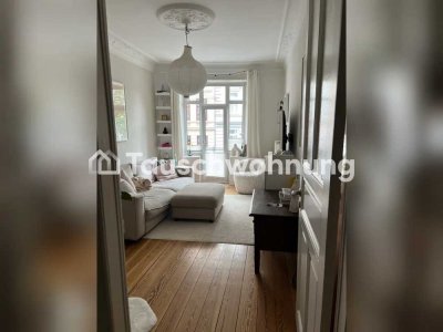 Tauschwohnung: Gepflegte 3-Zi-Altbauwohnung in Hohenfelde | 3 Balkone