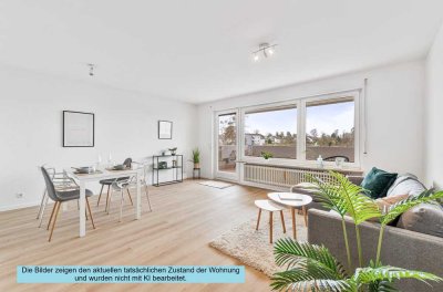 Helle City-Wohnung mit Sonnenbalkon und traumhaftem Weitblick ins Grüne