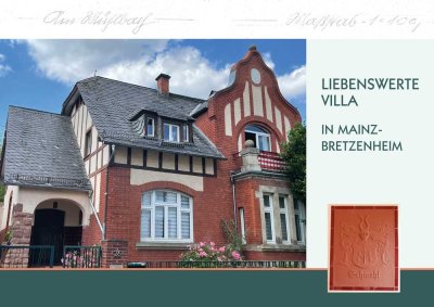 Wundervolle kleine Villa mit Nebengebäude und schönem Grundstück in Mainz Bretzenheim