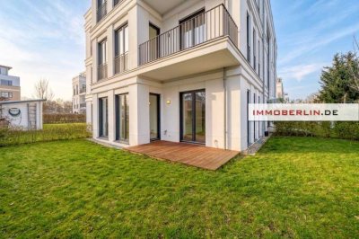 IMMOBERLIN.DE - Moderne Wohnung mit Terrasse, Garten & Pkw-Stellplatz an der Müggelspree