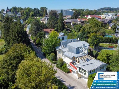 Ein architektonisches Unikat am Fuße des Pöstlingbergs – Wohnen und Arbeiten in perfekter Balance