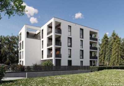 Neubau: 4-Zimmer Wohnung mit großem Garten in Bodenseenähe - Wohnbauförderung möglich