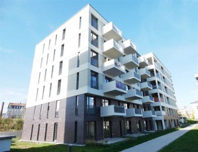 Tolle 2-Raum Whg. mit EBK und Terrasse! Barrierefrei, Parkett, Fubo-Heizung und Außenrollos