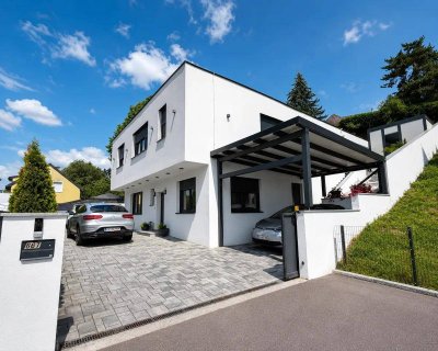 Exklusive Designvilla mit Infinity-Feeling, Wellnessbereich &amp; atemberaubendem Panoramablick in Alland