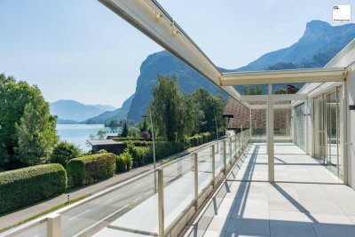Moderne VILLA am Mondsee mit BADEPLATZ