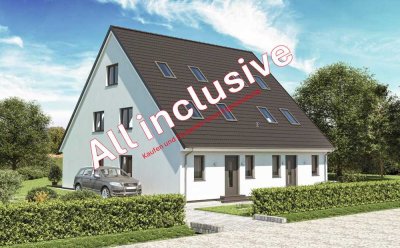 Haus, Doppelhaushälfte Neubau in Top Lage mit viel Platz auch als KFW 40 oder 55  erhältlich