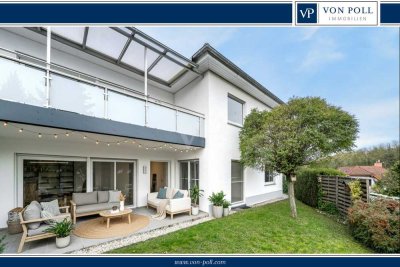 Großzügiger Bungalow mit Einliegerbereich in 1A-Wohn-/Fernblicklage, Terrasse, Balkon 2 Garagen