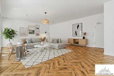 Dachgeschosswohnung mit Fahrstuhl, Fußbodenh. und  großer Terrasse - 0178-8236274