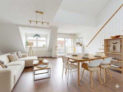 Helle 3-Zimmer-Wohnungen mit großem Balkon und TG-Stellplatz in ruhiger Wohnlage - WE 45 (DG)