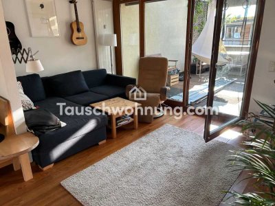 Tauschwohnung: Schöne Dachgeschoss Maisonettte Wohnung mitten im Vauban