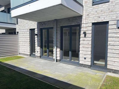 Büsum/Zentrum: Schicke 3 Zimmer Wohnung mit Terrasse und Einbauküche zu vermieten