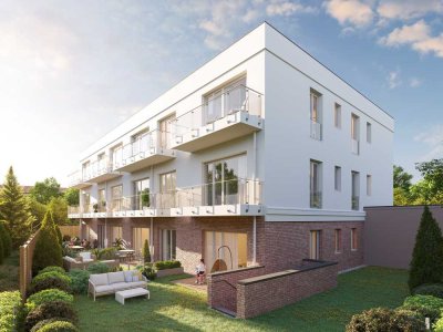 Hochwertige 2-Zimmer-Wohnung mit Eichenparkett in ruhiger zweiter Reihe