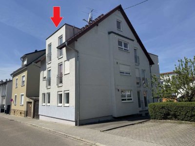 3,5-Zimmer-Maisonettewohnung mit großem Balkon und Garage in Bretten