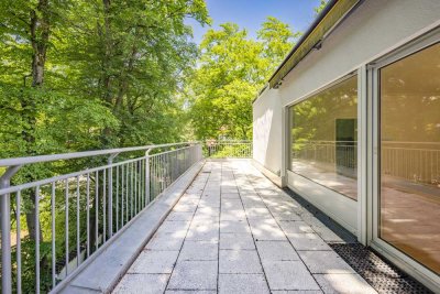Harlaching-Menterschwaige: traumhaftes 4-Zimmer Penthouse
