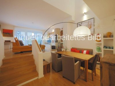 Nie wieder Platzprobleme! Zwei Reihenhäuser zusammengeführt mit 4 Stellplätzen! Mietkauf in Brunn am Gebirge!