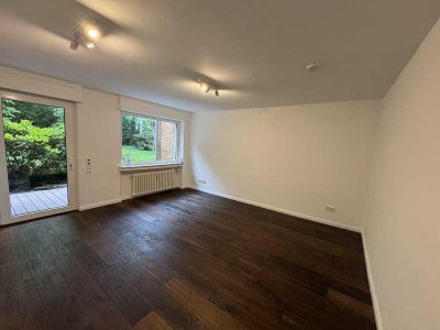 Rheinjuwel mit Gartenterrasse: Hochwertige Wohnung in einzigartiger Lage - Bezugsfrei