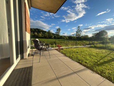 Sonnige Gartenwohnung mit Blick ins Grüne!