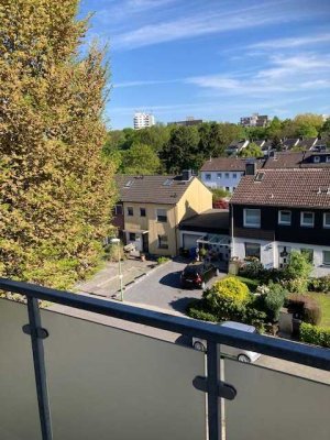 Sonnenuntergang vom Balkon, EBK , Waschmaschine