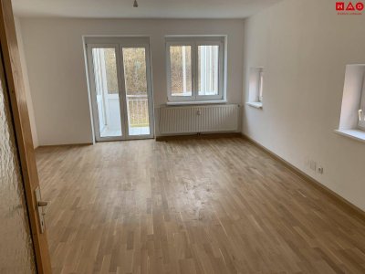 Genießen Sie eine helle Raumaufteilung mit sonniger Loggia für ein naturnahes Wohnerlebnis! Diese familienfreundliche Lage garantiert höchste Lebensqualität mitten im ländlichen Herzen von Obergrünburg!