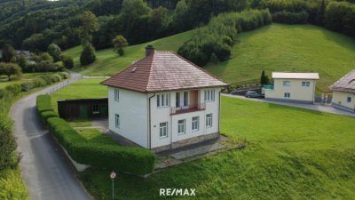 Einfamilienhaus mit großem Grundstück in idyllischer Ruhelage