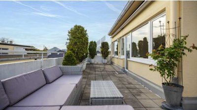 3-Zimmer-Penthousewohnung mit großer Terrasse in Trudering – Erstvermietung nach Sanierung
