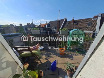 Tauschwohnung: Helle zentrale Wohnung in schönen Agnes-Viertel gegen großer