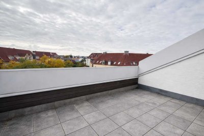 Gut zum Leben! Dachterrasse!  Tolles Raumgefühl!  Gepflegte Anlage!