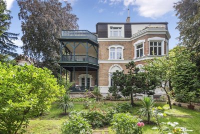 Stilvolle Altbauwohnung mit Veranda und Gartenausblick im Cottage!