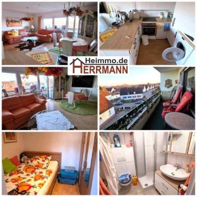 Die perfekte Singlewohnung. Schön renovierte 1,5 Zi.-Whg. mit herrlicher Balkonfernsicht