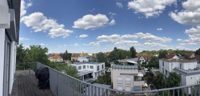 Exklusive, neuwertige 2,5-Raum-Penthouse-Wohnung, Designer-EBK, hochw. möbliert, optional teilmöb.