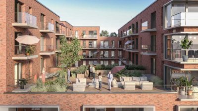 Attraktive 3-Zimmer-Neubauwohung mit 2 Süd-Balkone im Baufeld XIII an der Hörn